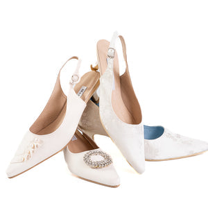 Silk and Satin Wedding Shoes - Combining comfort and style for the big day