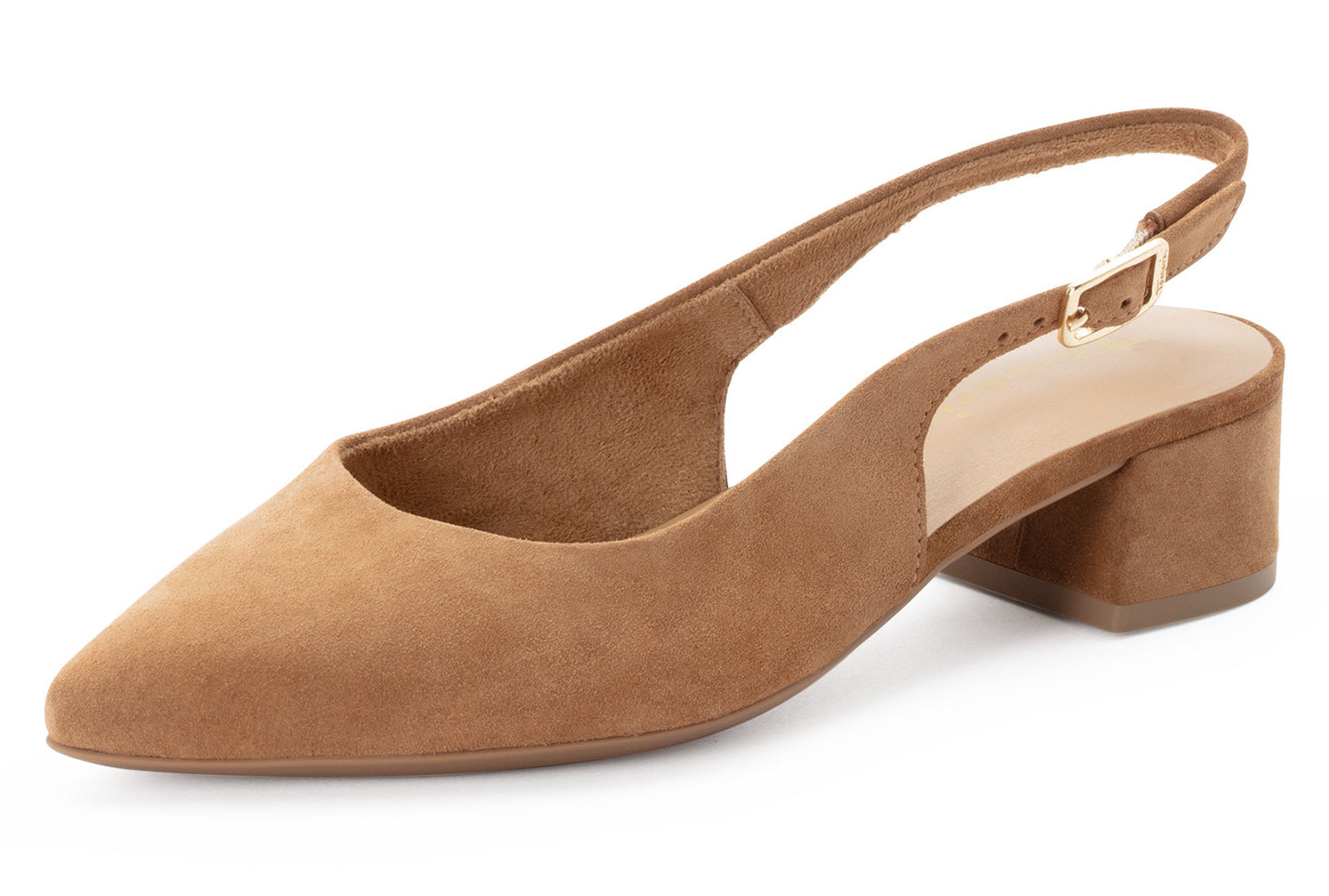 Georgie Slingback Sandals / Nude