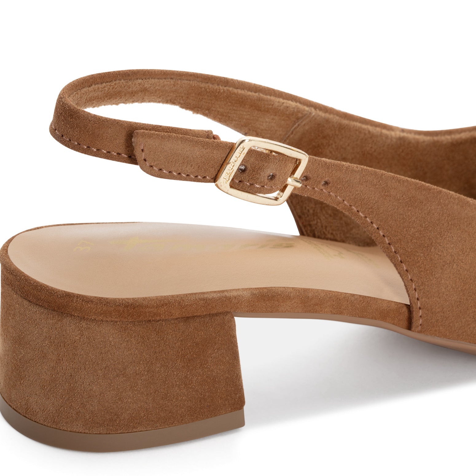 Georgie Slingback Sandals / Nude