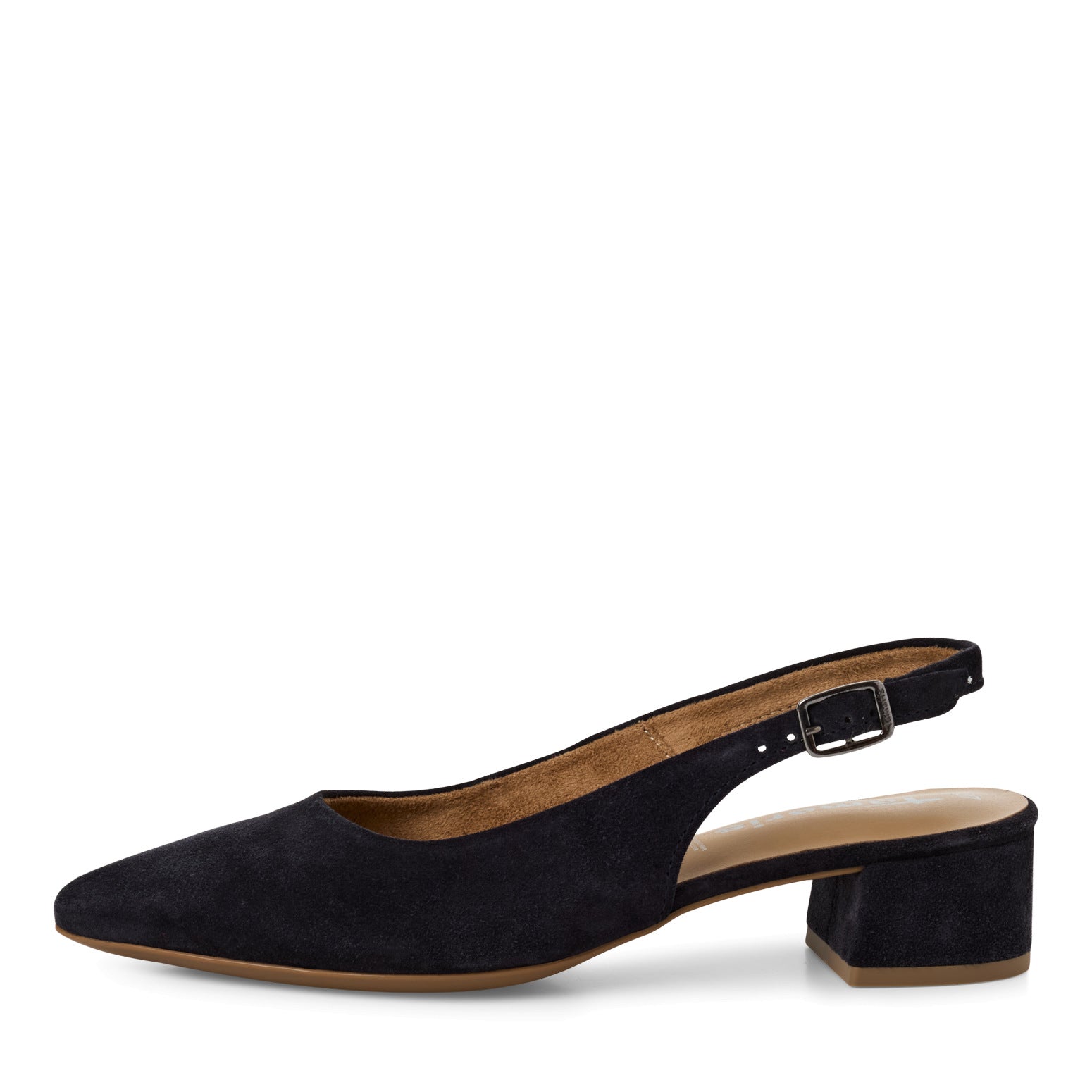 Georgie Slingback Sandals / Navy Blue