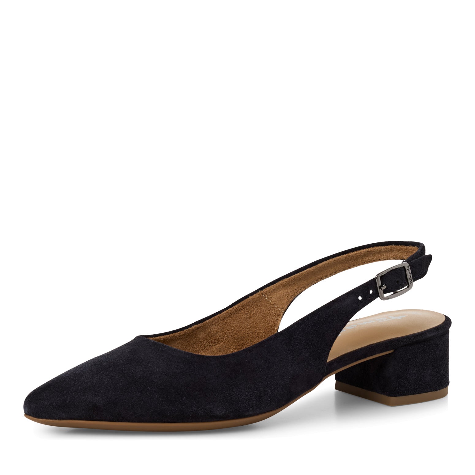 Georgie Slingback Sandals / Navy Blue