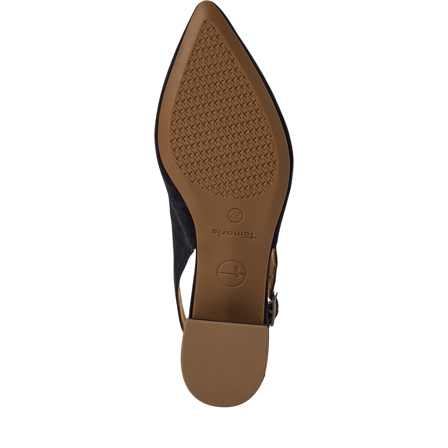 Georgie Slingback Sandals / Navy Blue