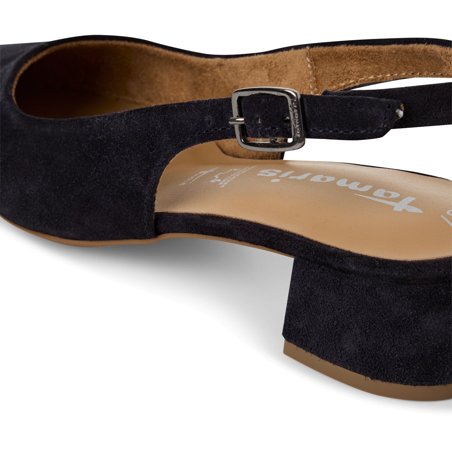 Georgie Slingback Sandals / Navy Blue