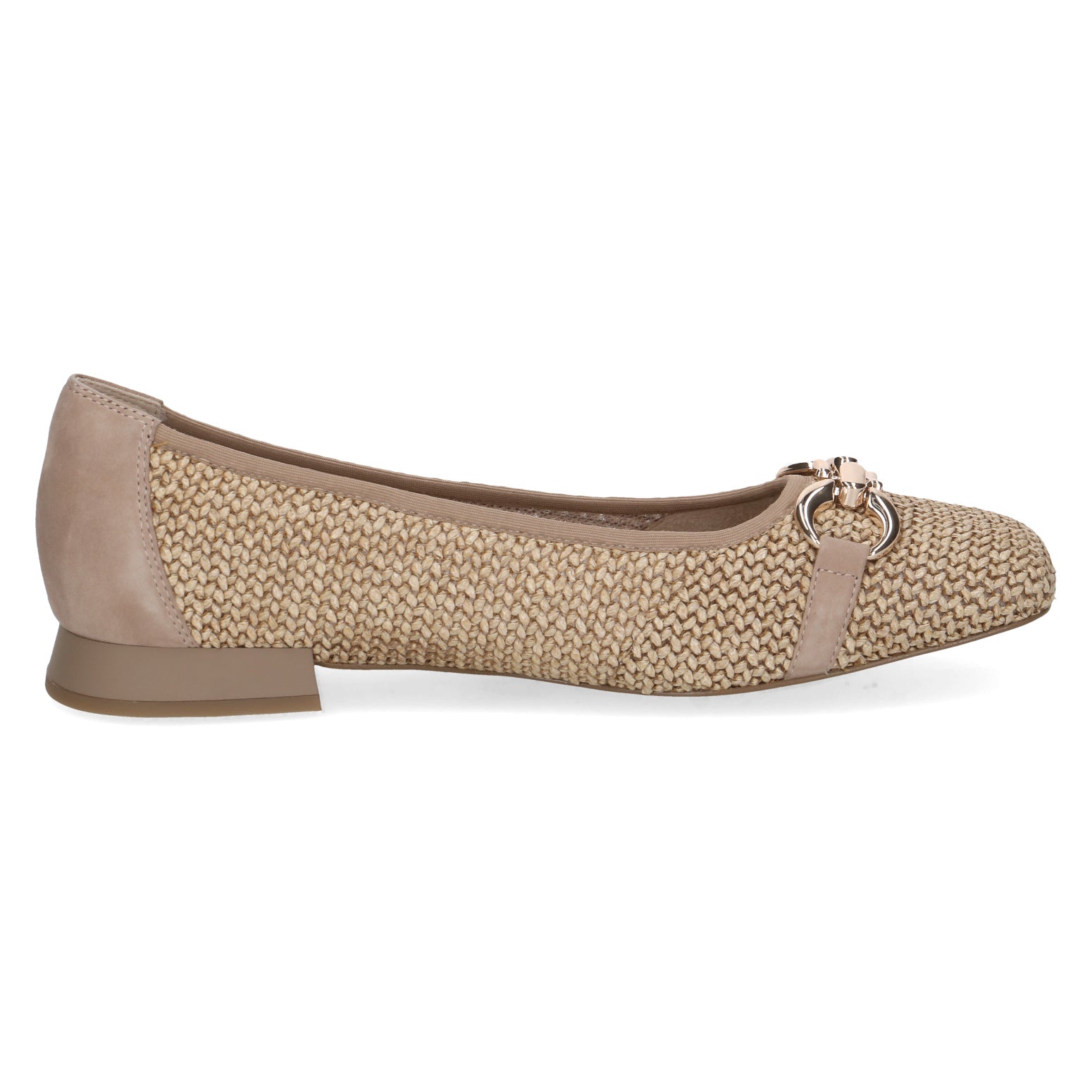 Neutral Basket Weave Flats