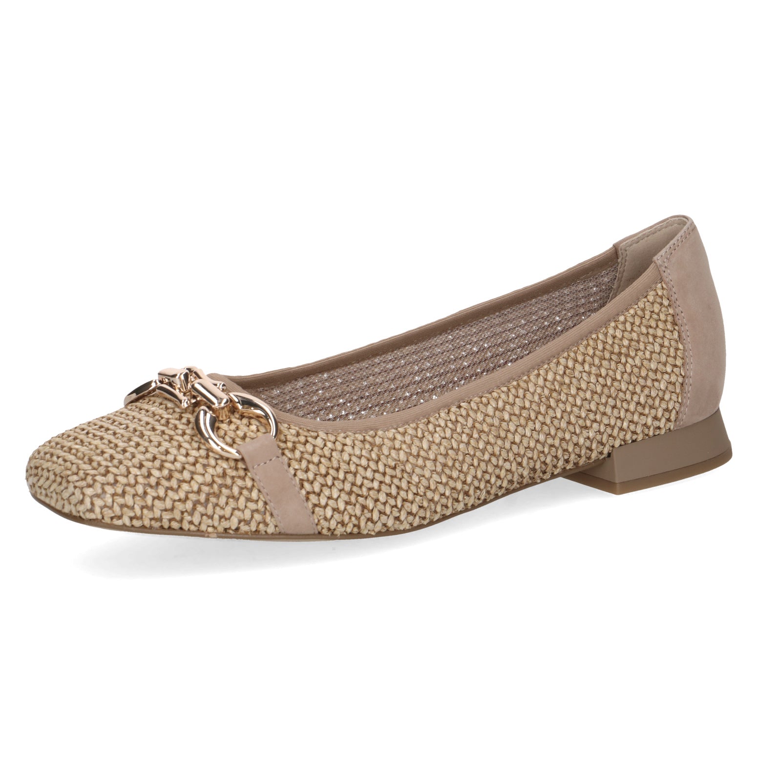 Neutral Basket Weave Flats