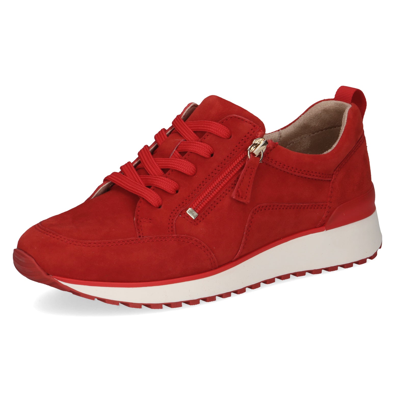 Red Suede Sneakers