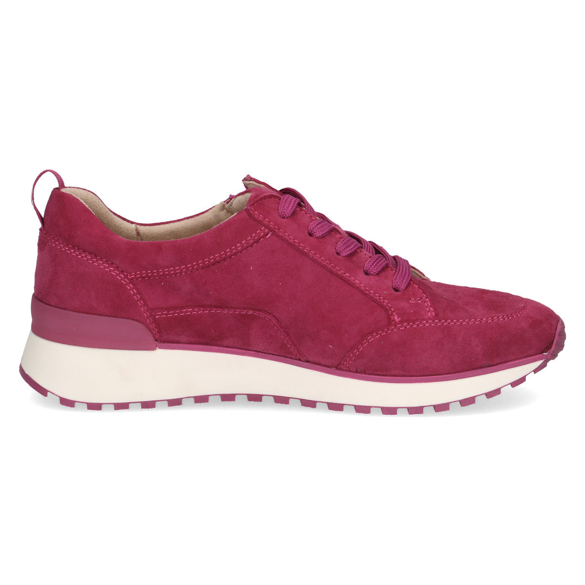 Fuchsia Suede Sneakers