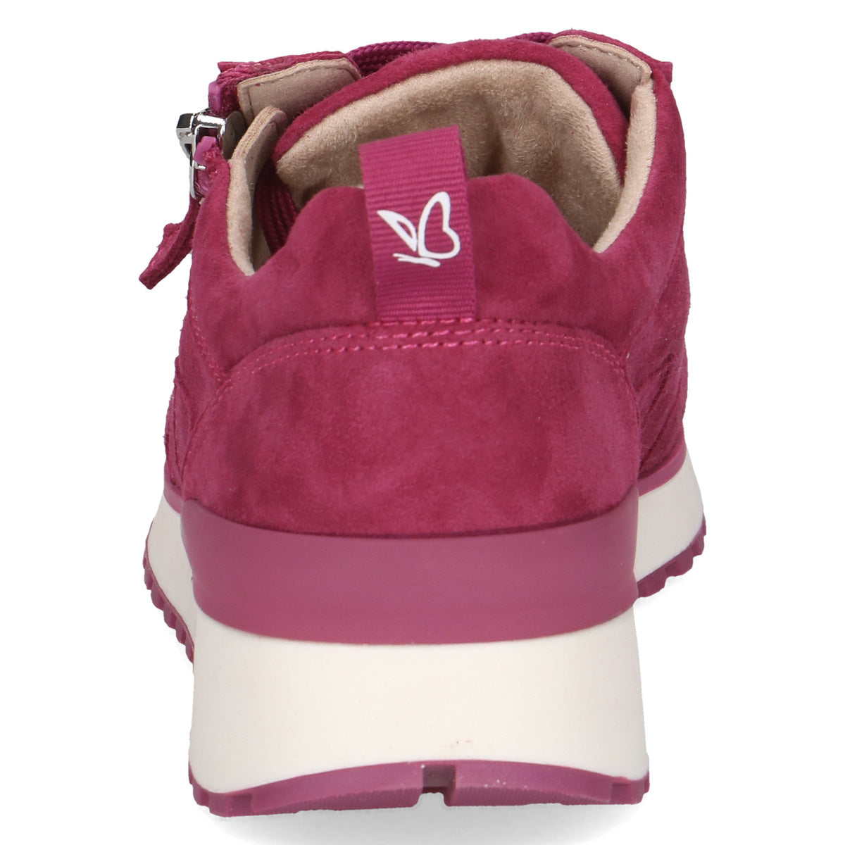 Fuchsia Suede Sneakers