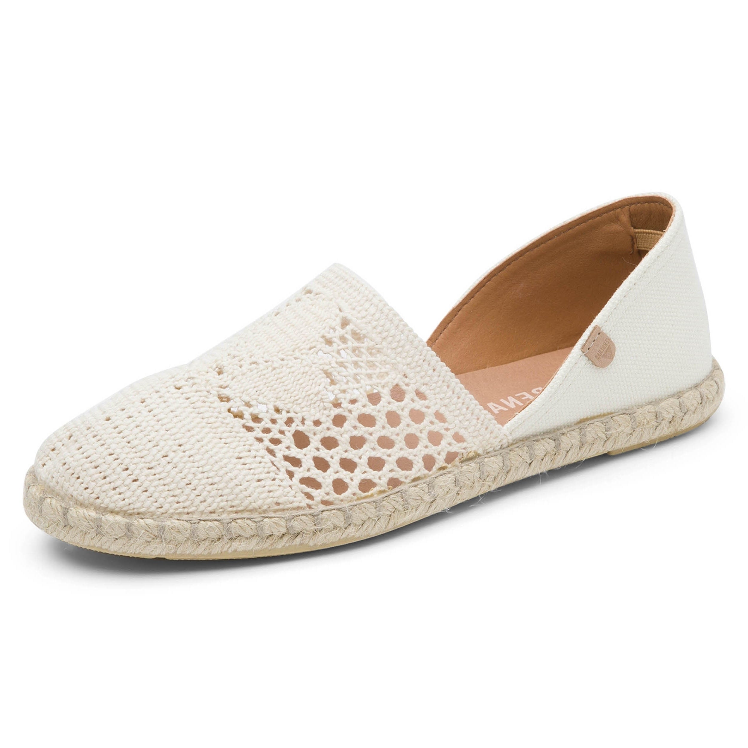 Cruz Vanilla Crochet Slip-On Espadrilles