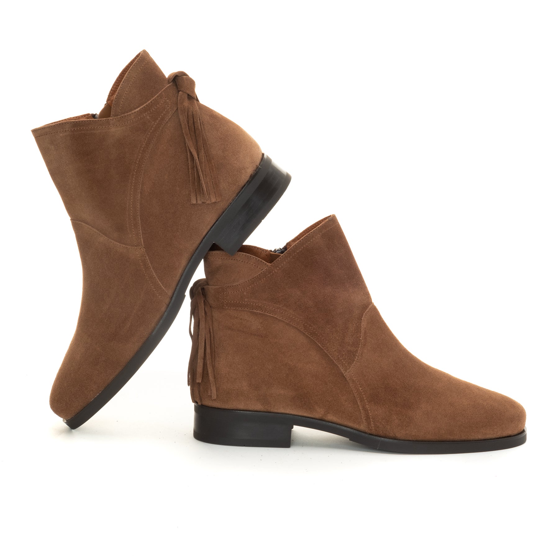 Trinny Tassel Boots / Antelope