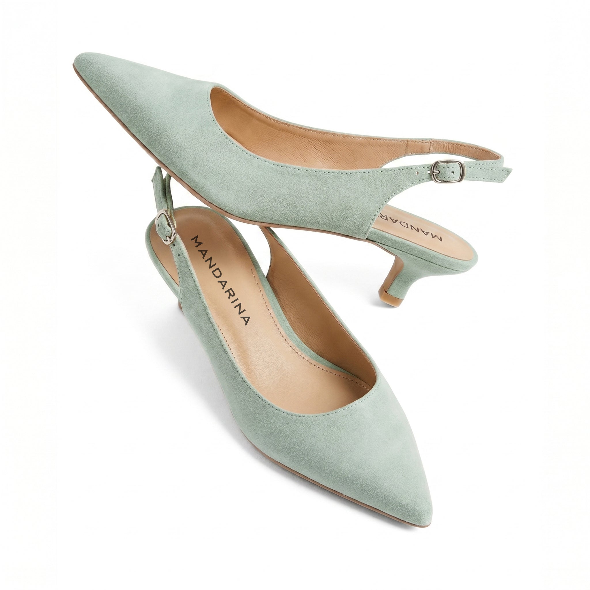 Celadon Slingbacks