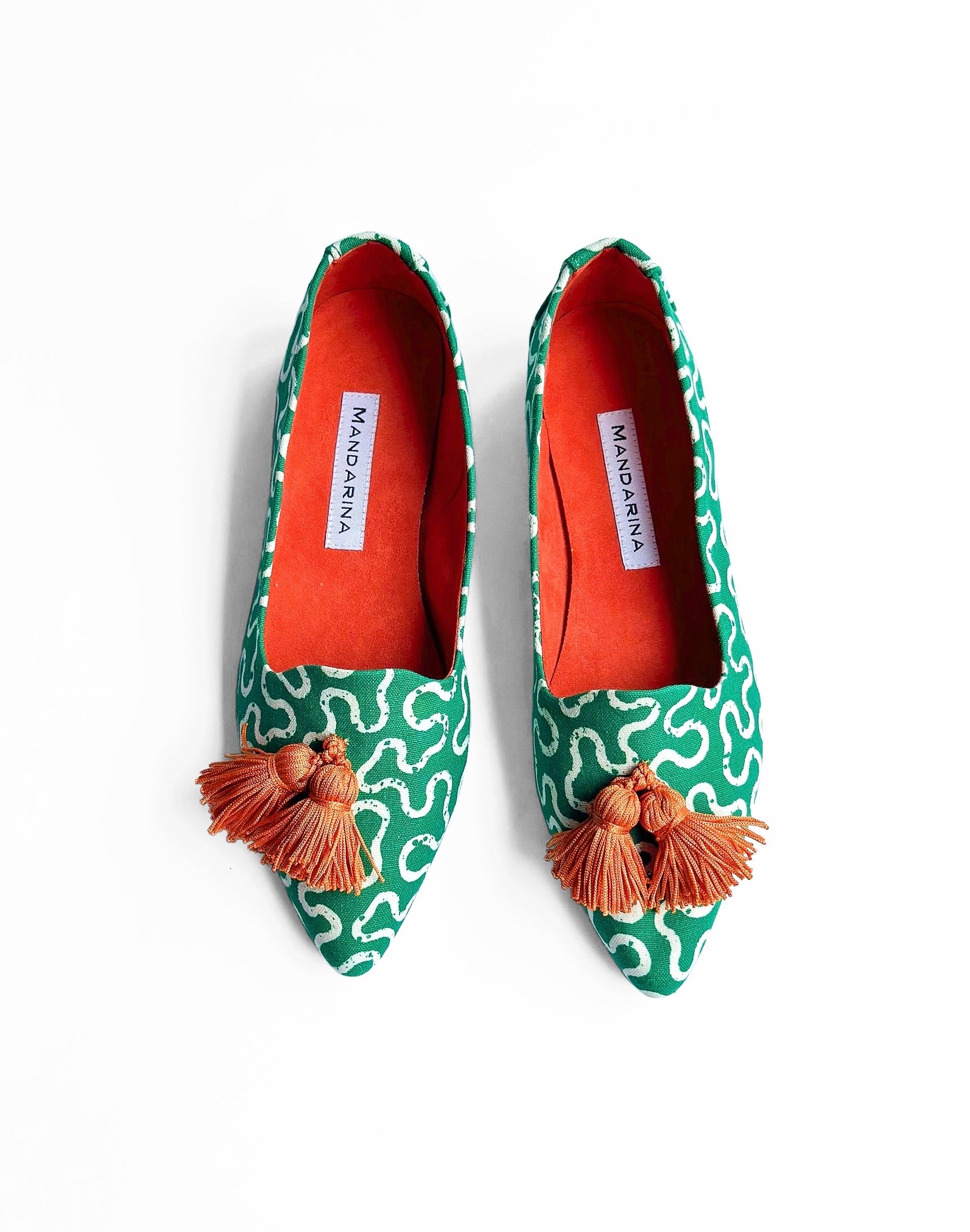 Squiggle Tassel Flats / size UK5