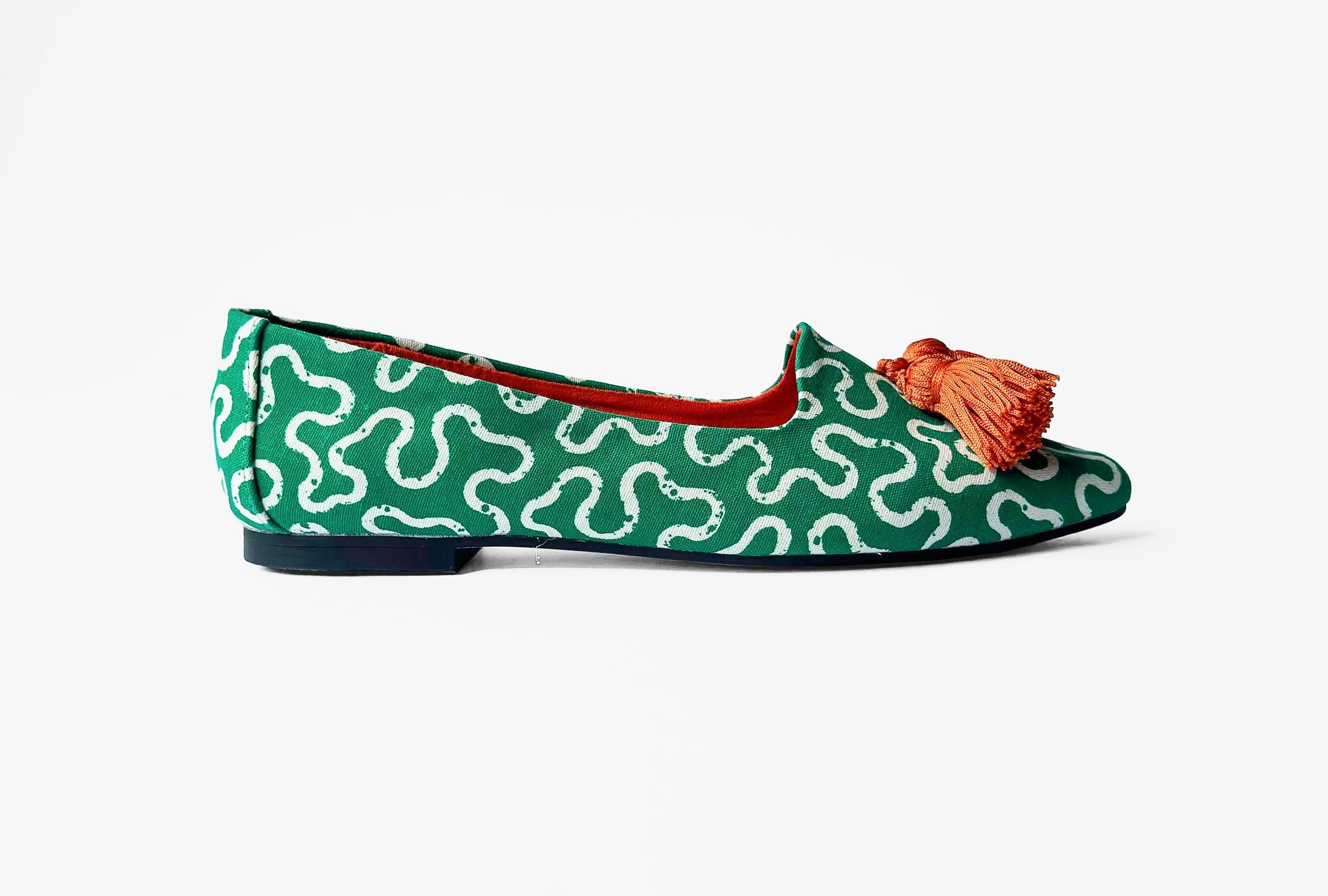 Squiggle Tassel Flats / size UK5
