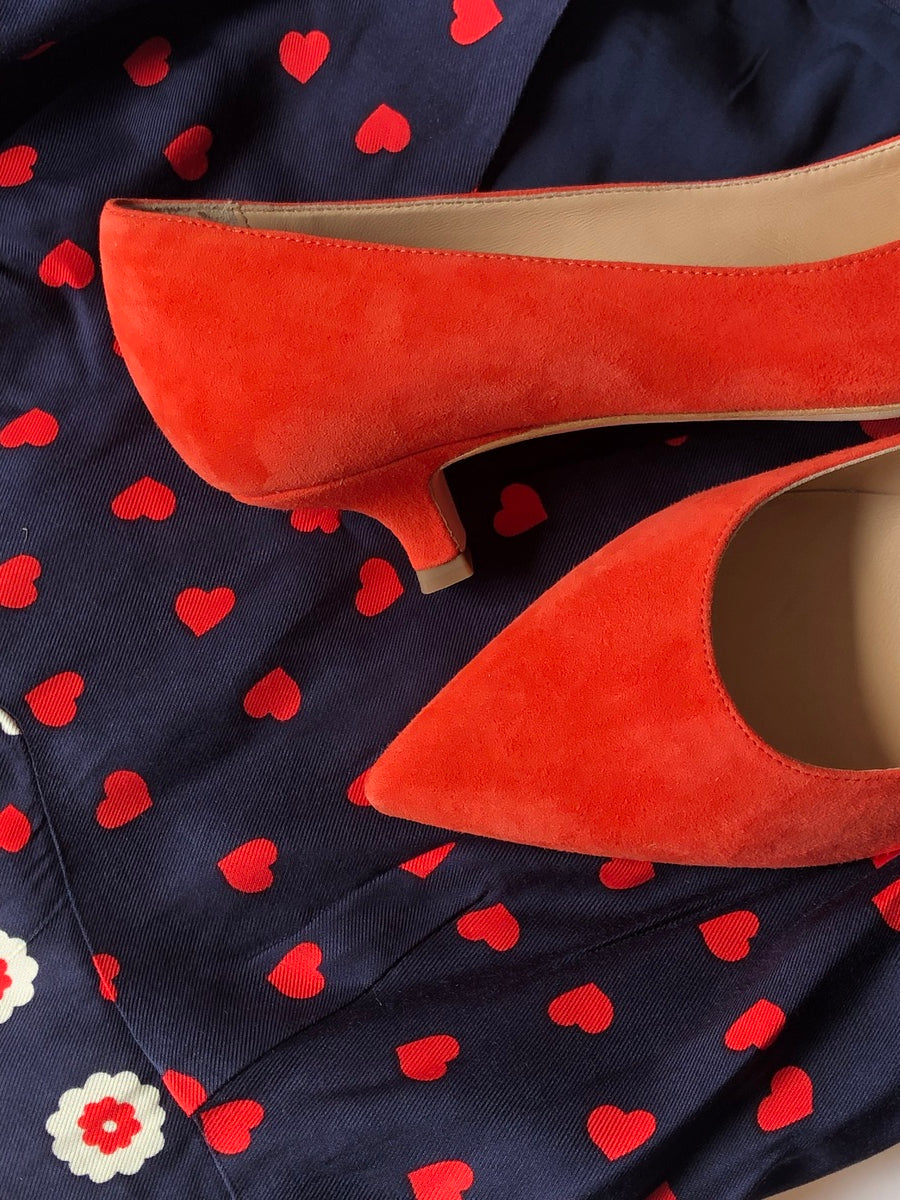 Coral Red Kitten Courts