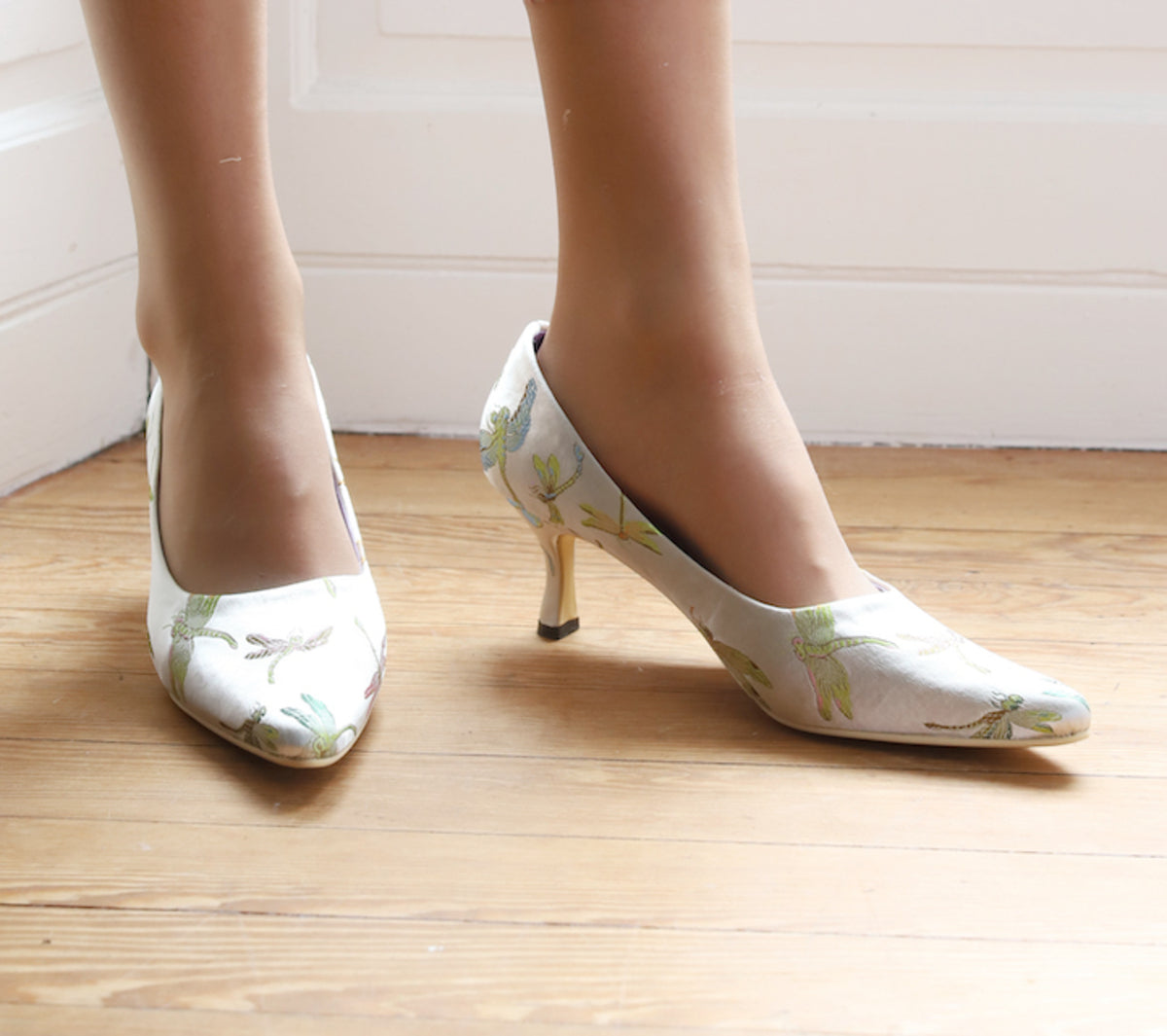 Classic Wedding Court Shoe