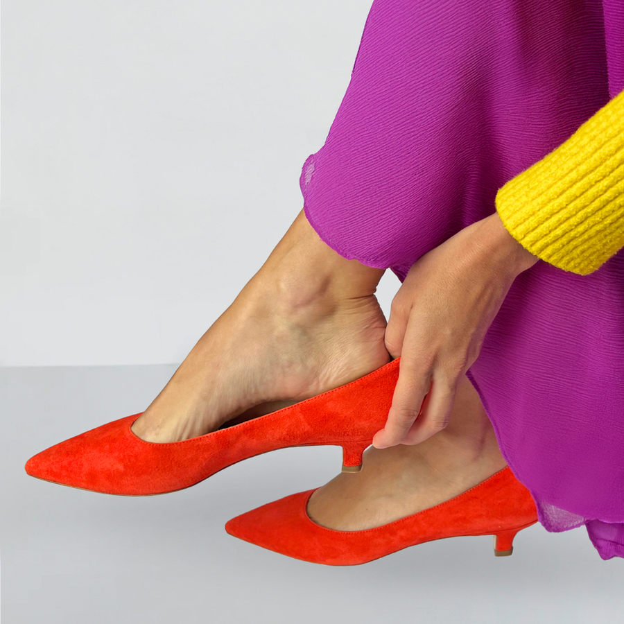 Coral Red Kitten Courts