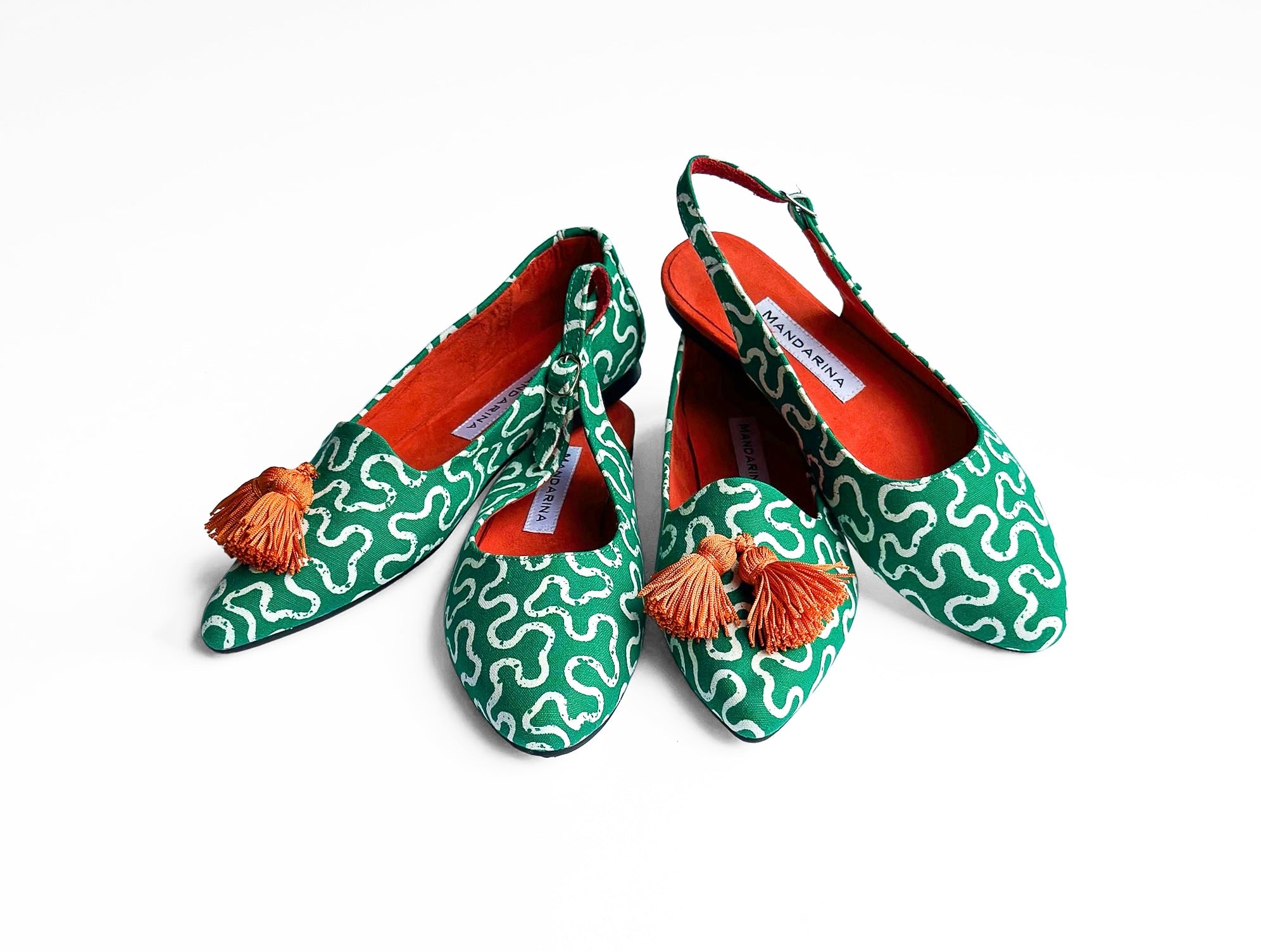 Squiggle Tassel Flats / size UK5