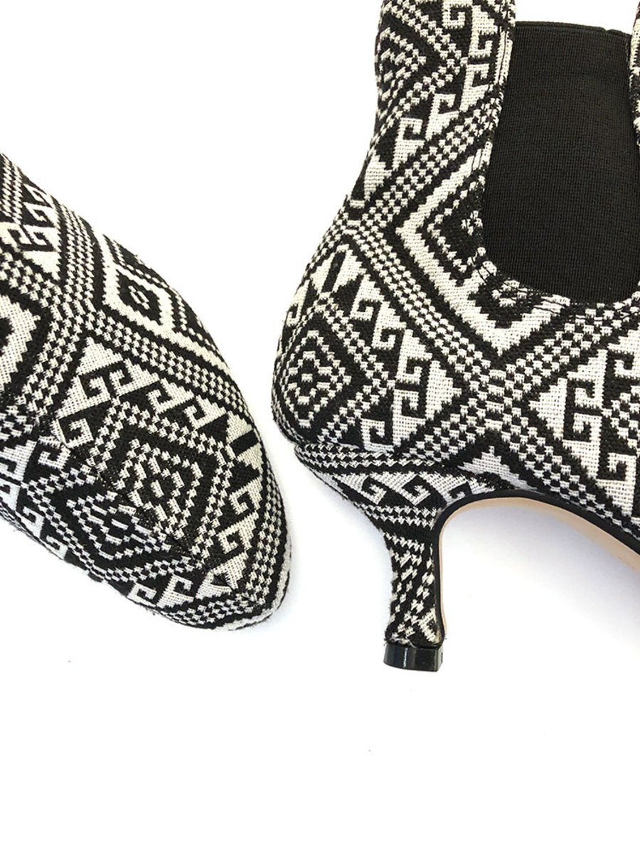 Mosaic Pattern Pixie Boots - LAST PAIR!