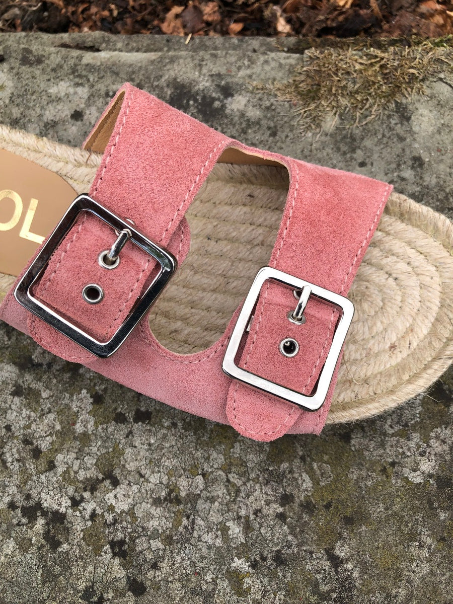 Two-strap Sandals - Rose Pink