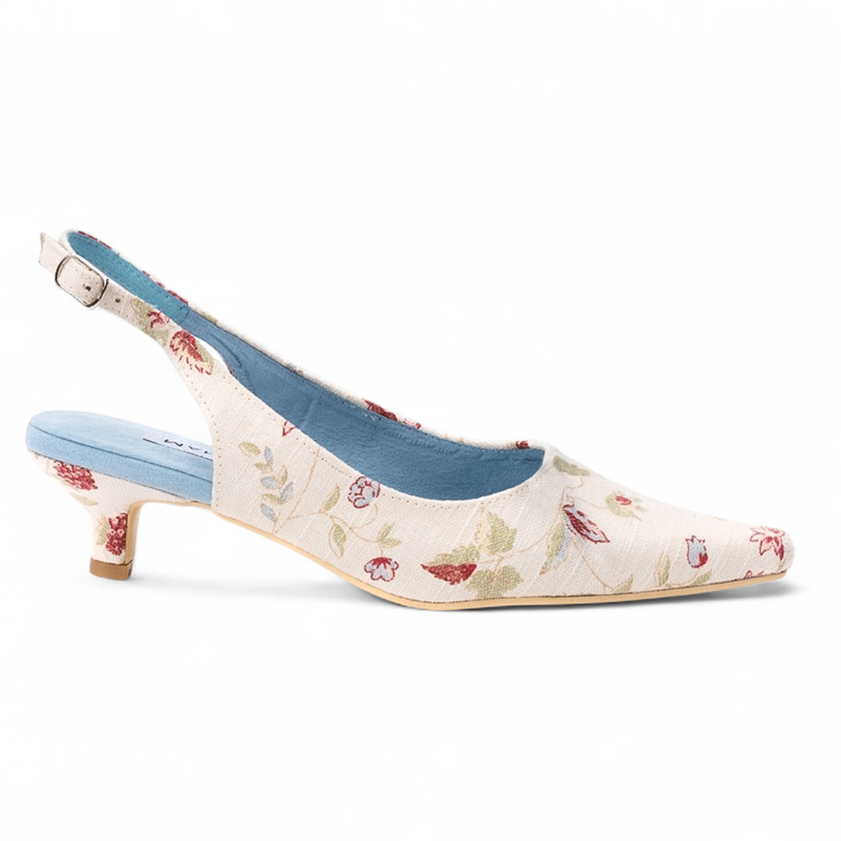 Floral Kitten Heels | Kitten Heels Mandarina Shoes