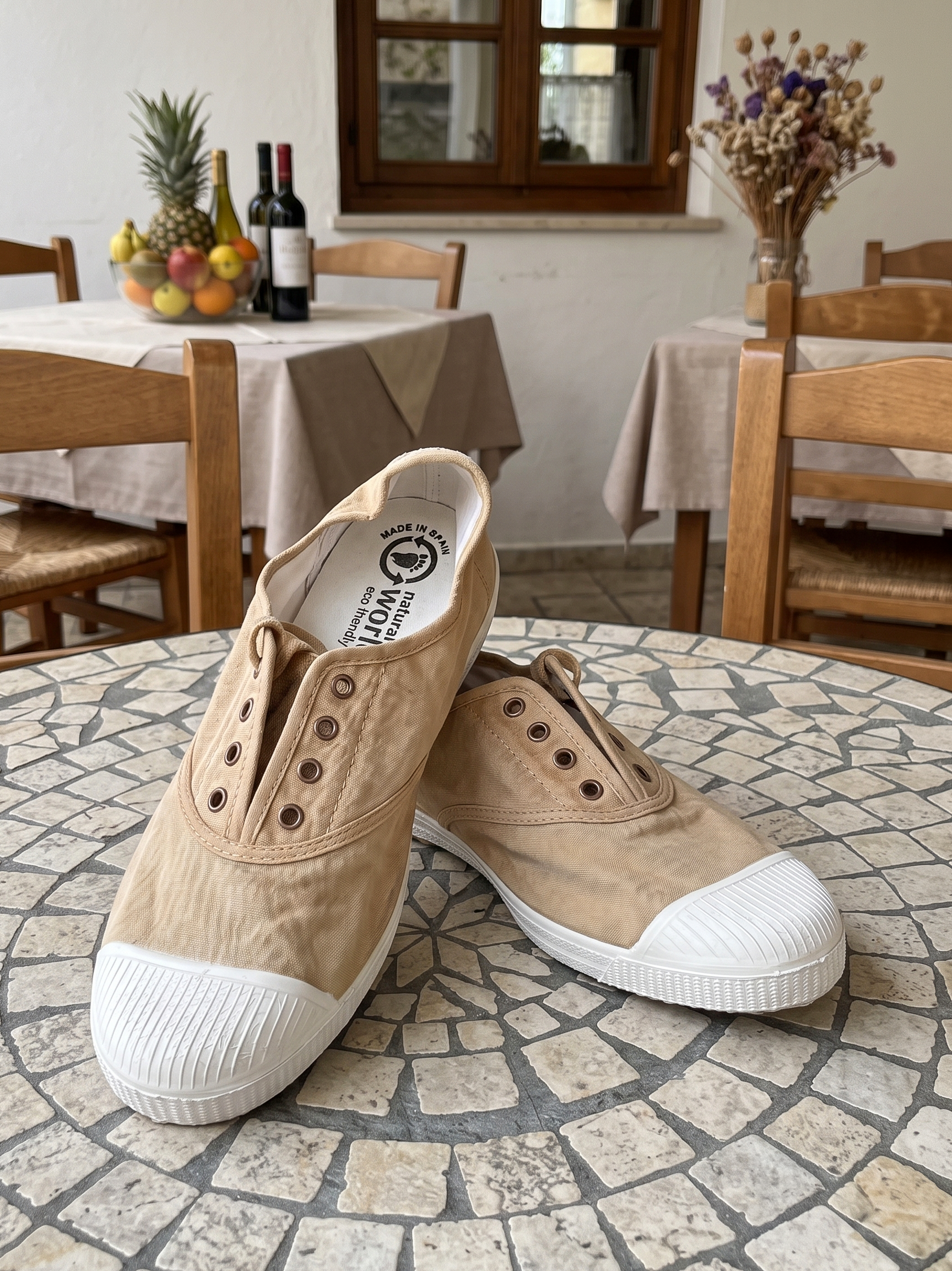 Summer Plimsolls / Beige