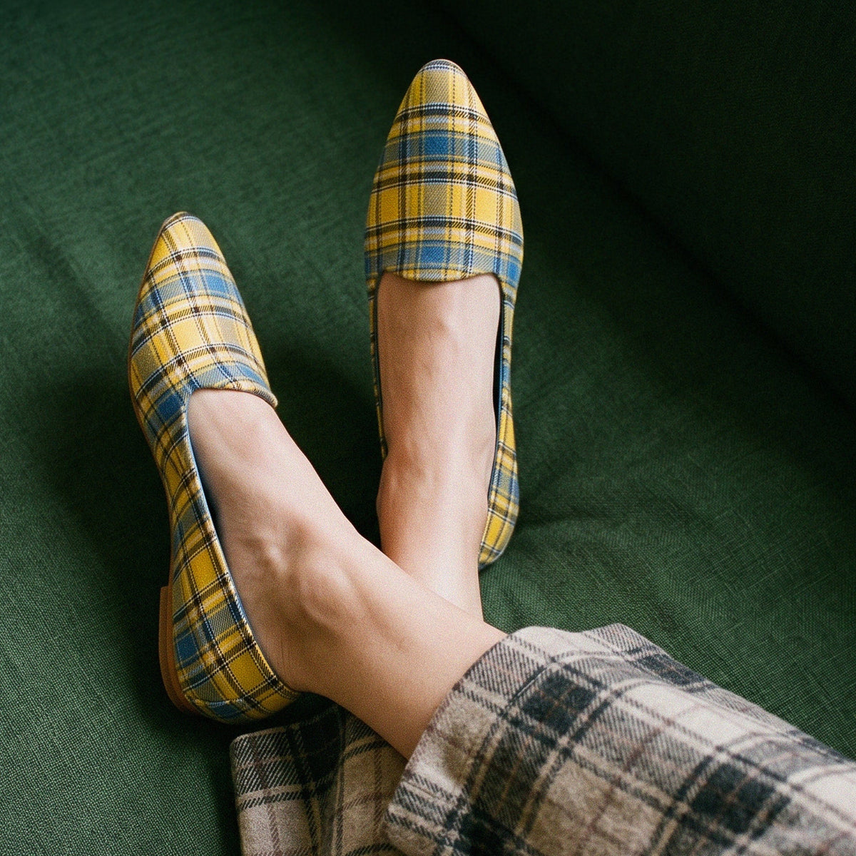 Blue & Yellow Isla Flats