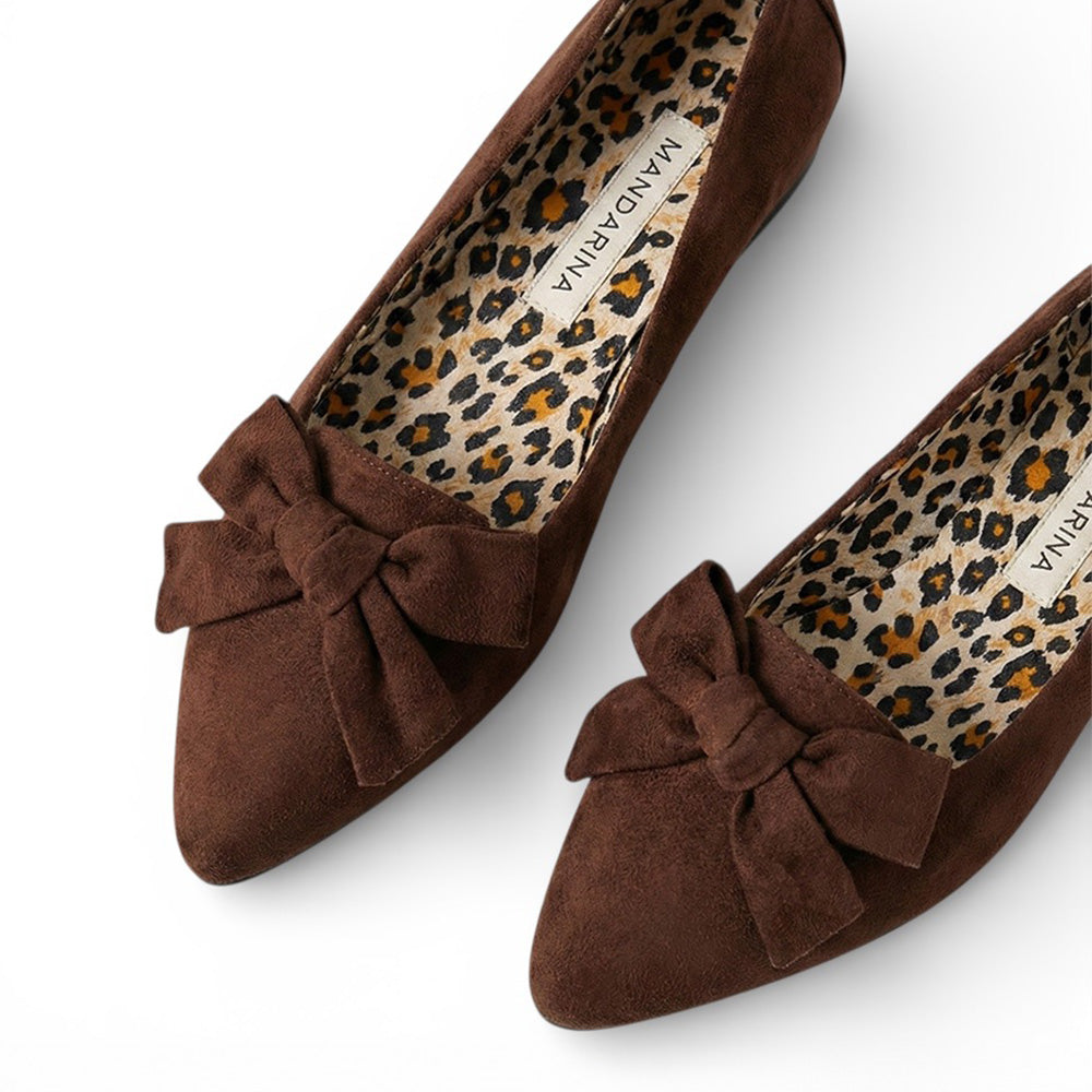 Bella Bow Flats / Chocolate