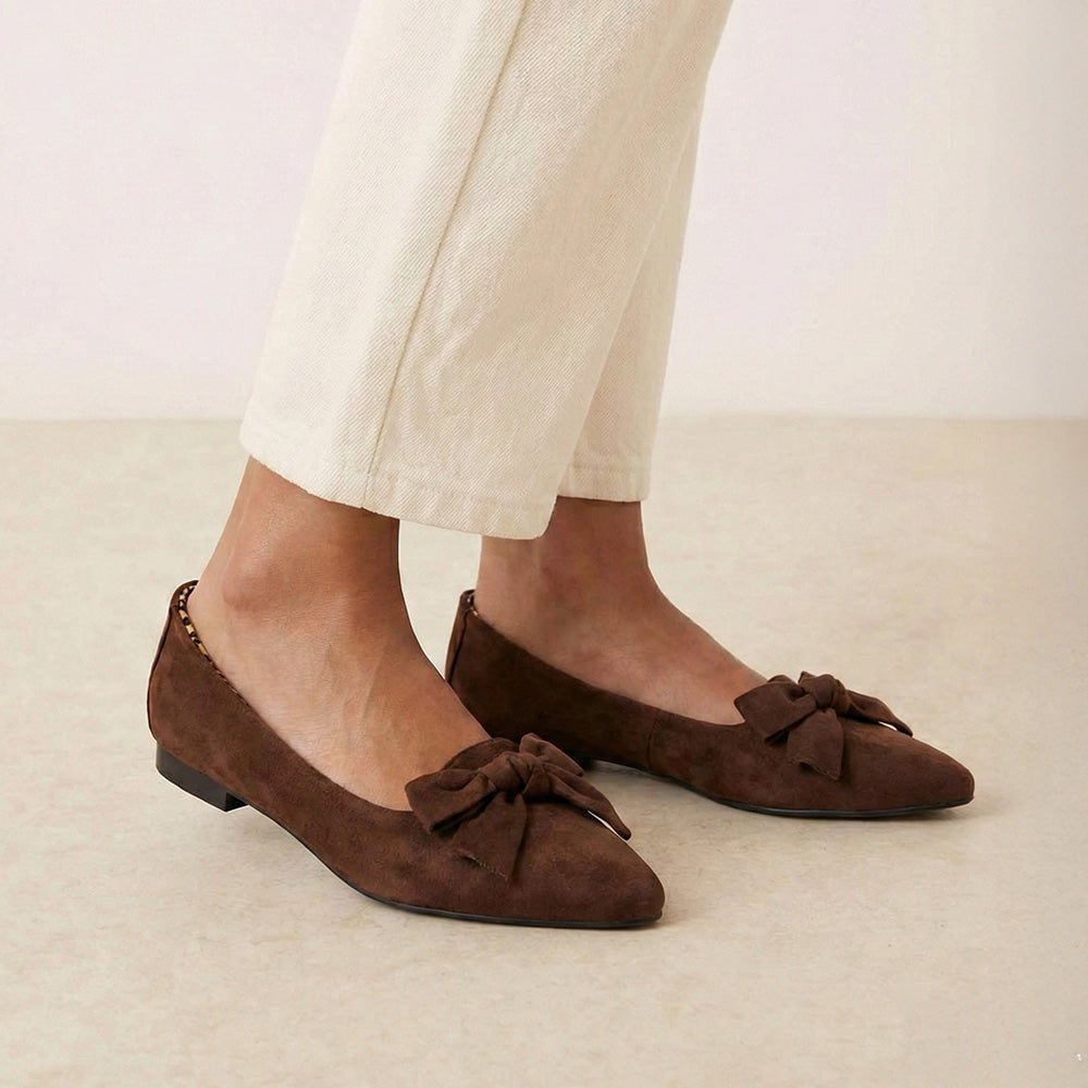 Bella Bow Flats / Chocolate