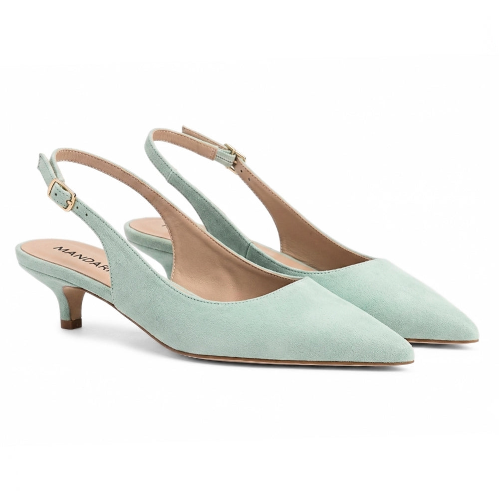 Celadon Slingbacks