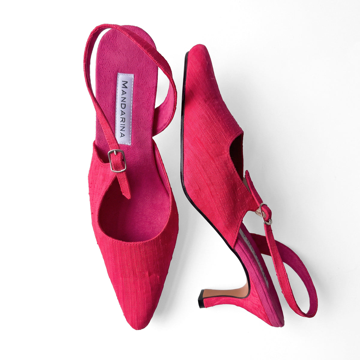 Colour Pop Silk Slingbacks