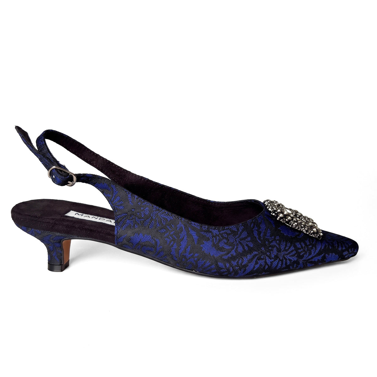 Elodie Blue-Black Party Shoes