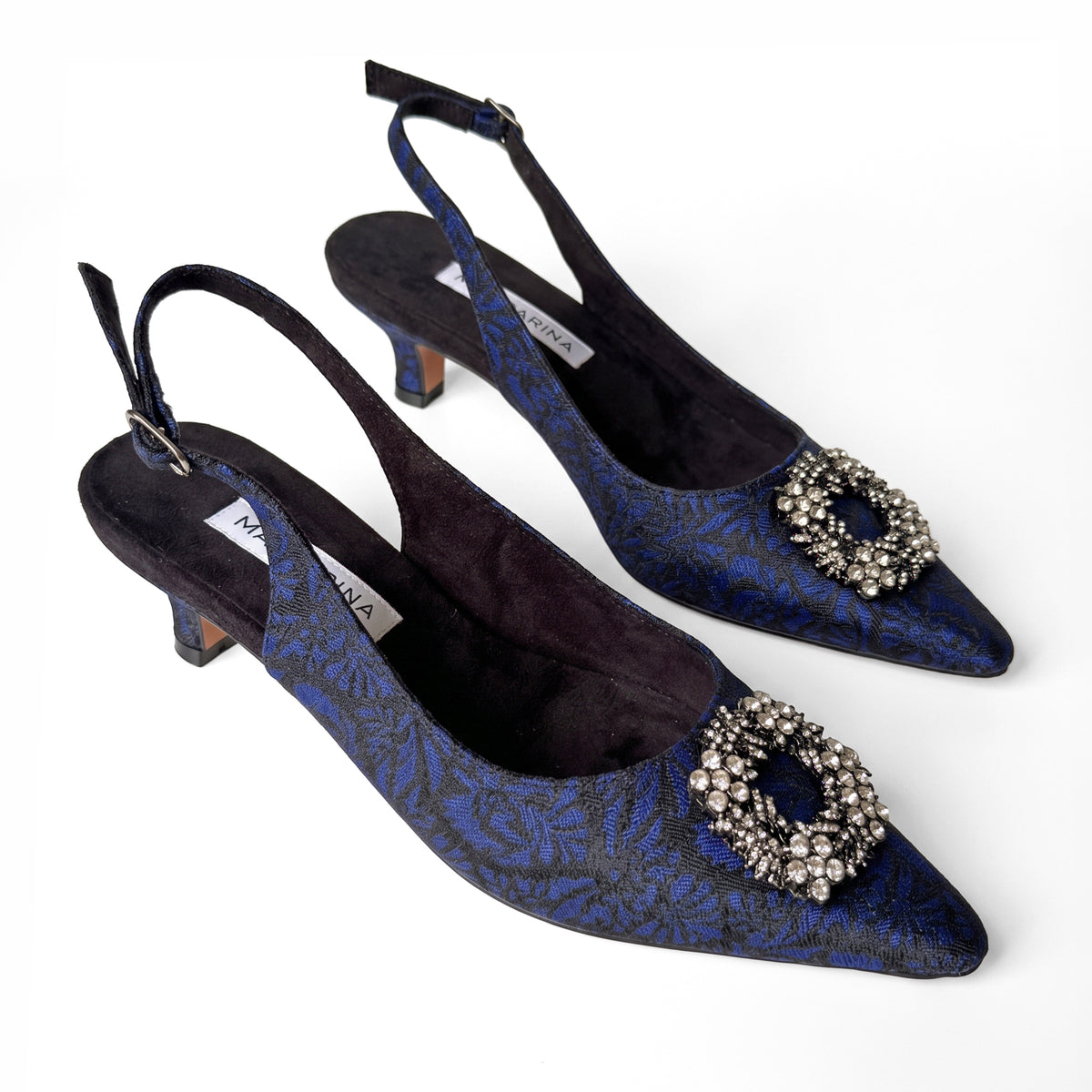 Elodie Blue-Black Party Shoes