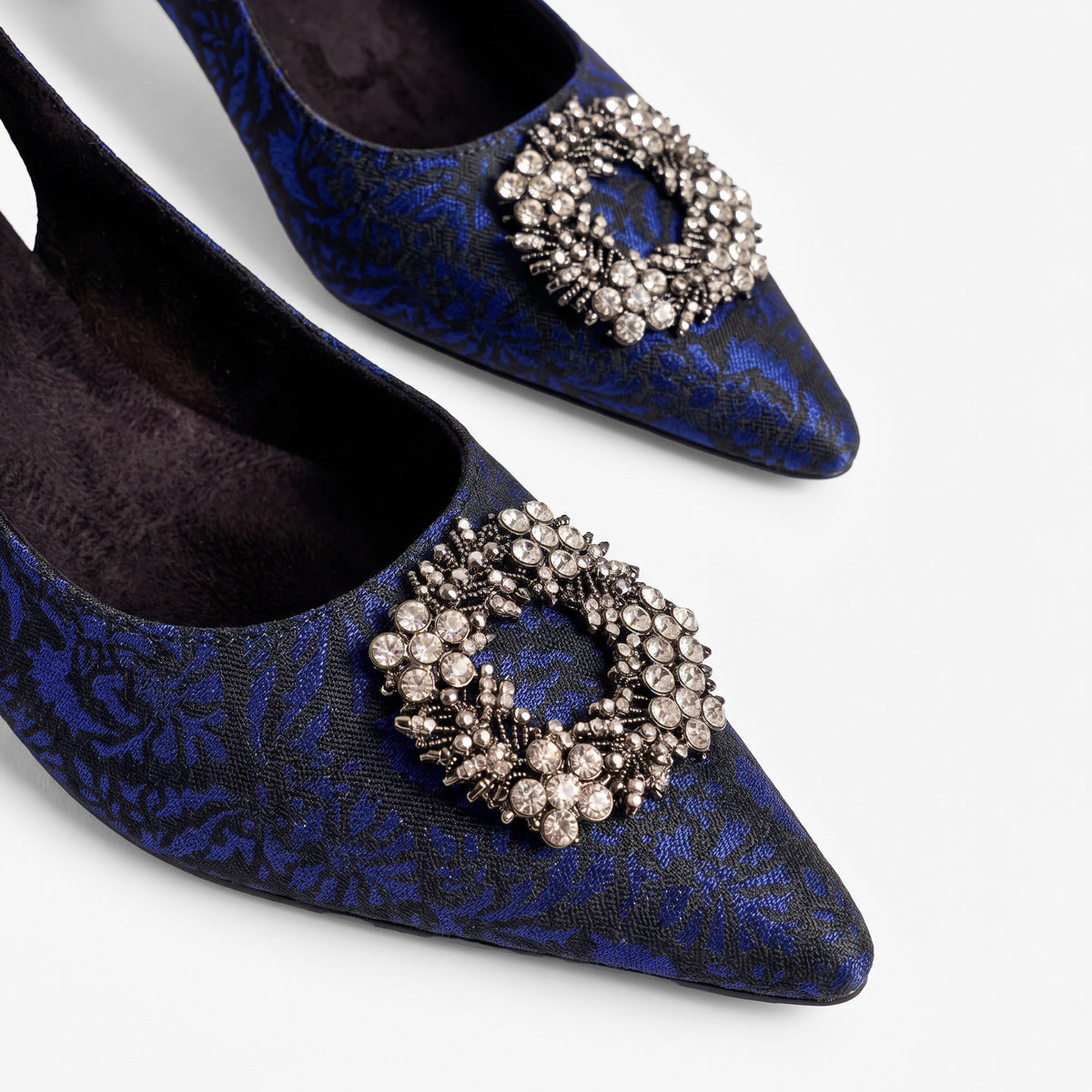 Elodie Blue-Black Party Shoes