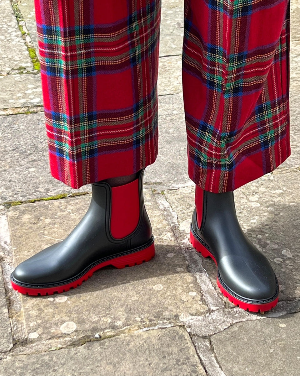 Waterboots! Black & Red