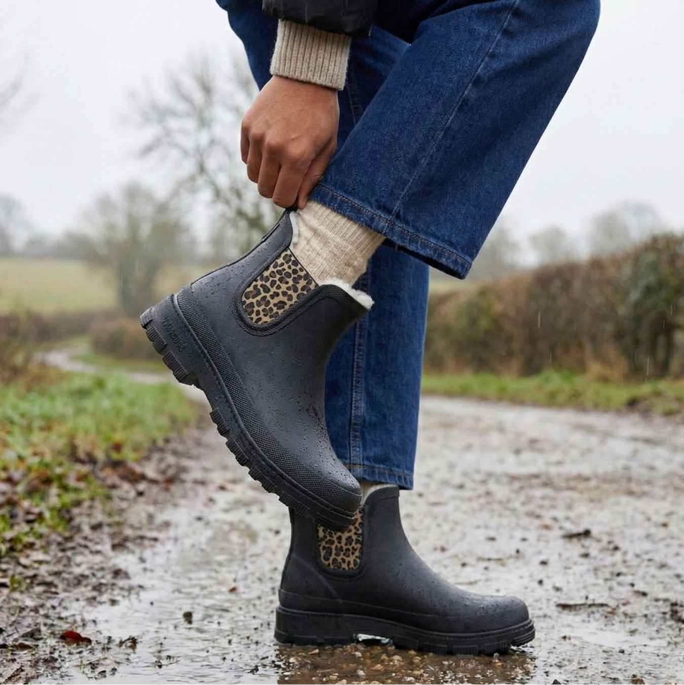 Garden Galoshes! Black Leo