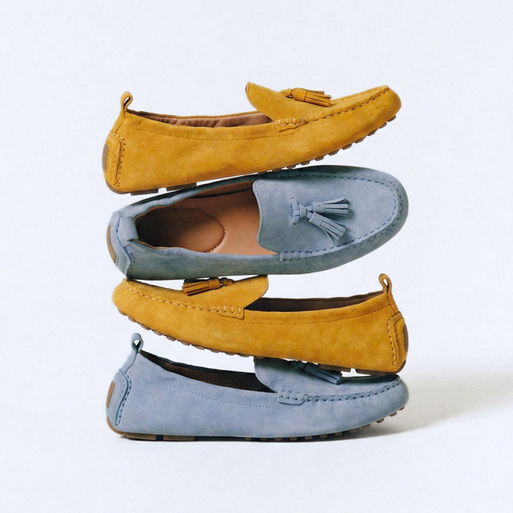 Luca Driving Loafer / Baby Blue