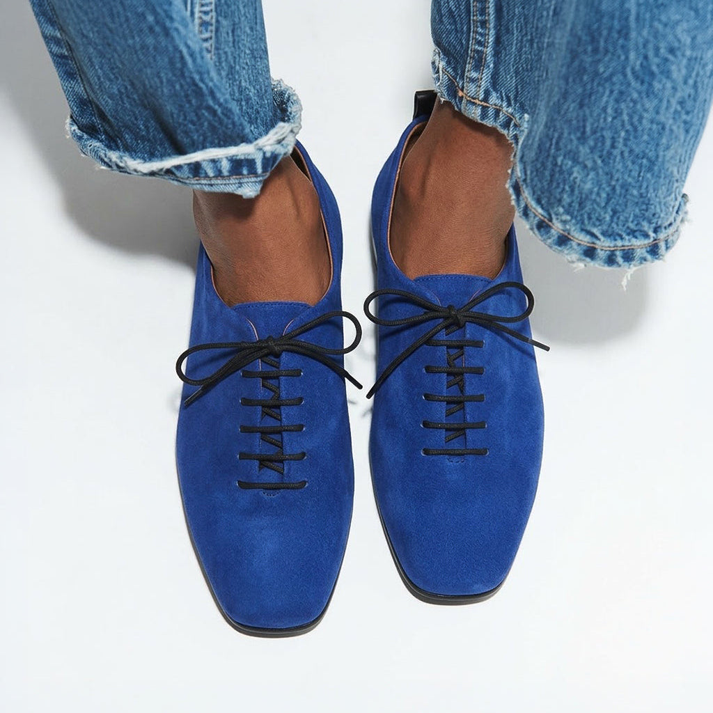 Fun Lace-Up Jazz Shoes / Marine