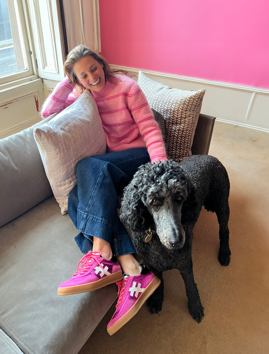 College Sneakers - Pink