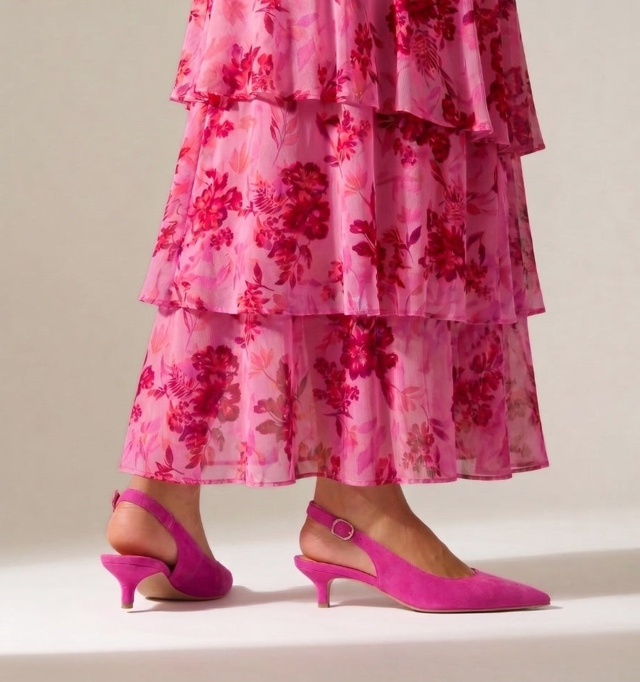 Geranium Slingbacks