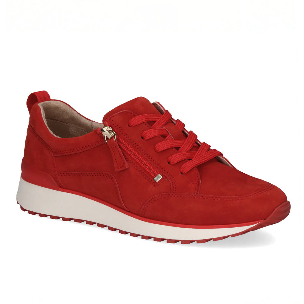 Red Suede Sneakers