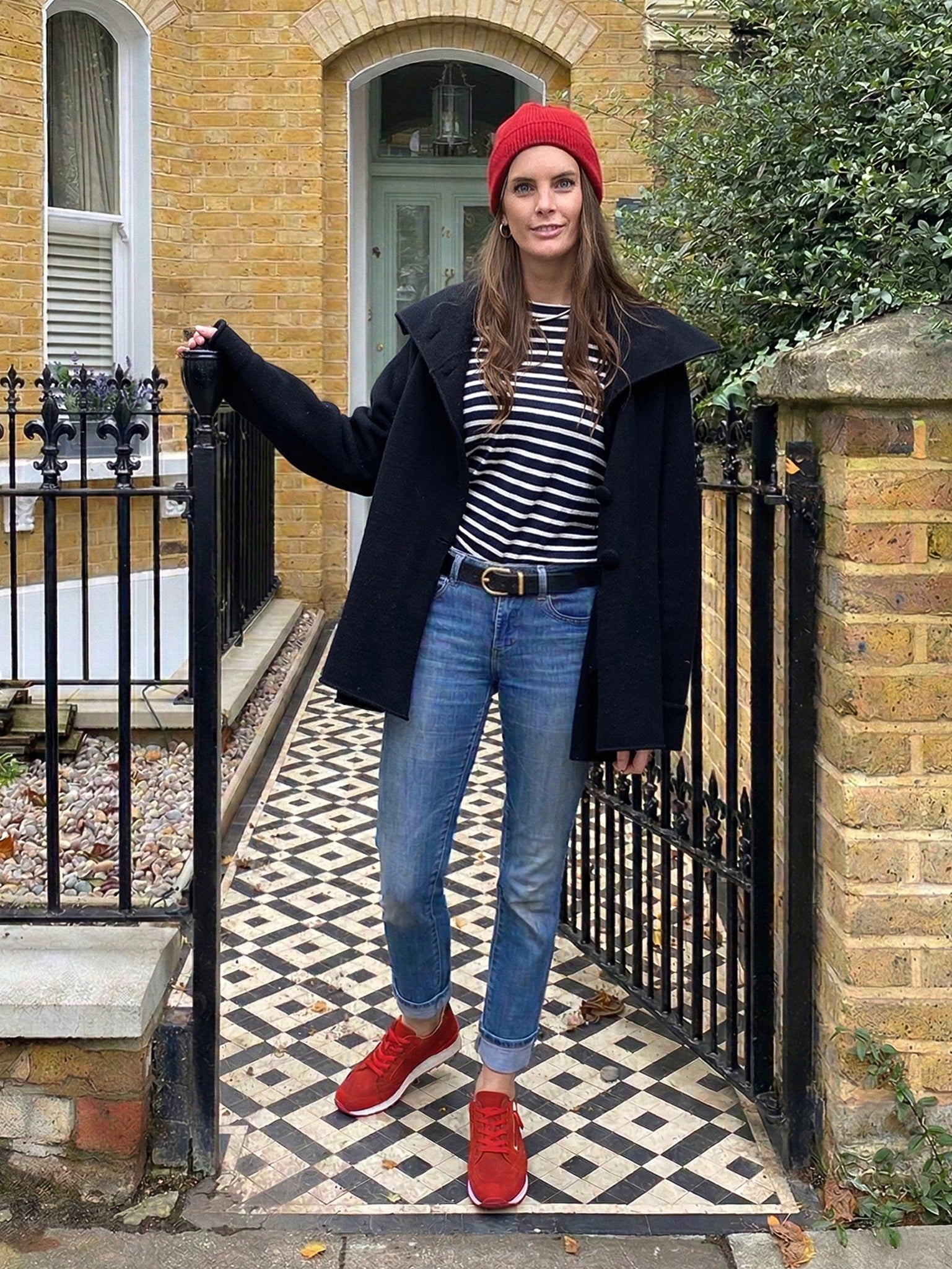 Red Suede Sneakers