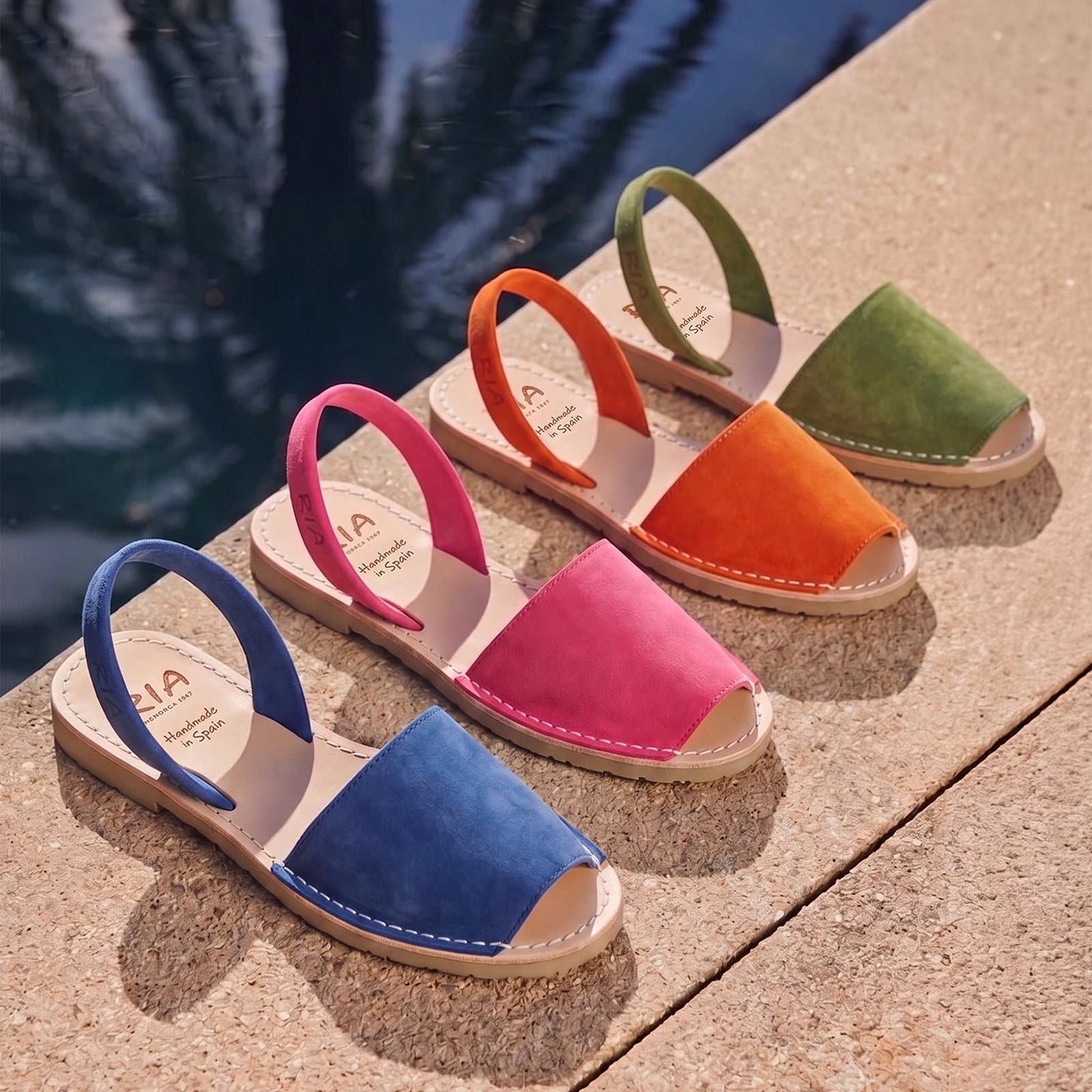 colourful menorcan sandals