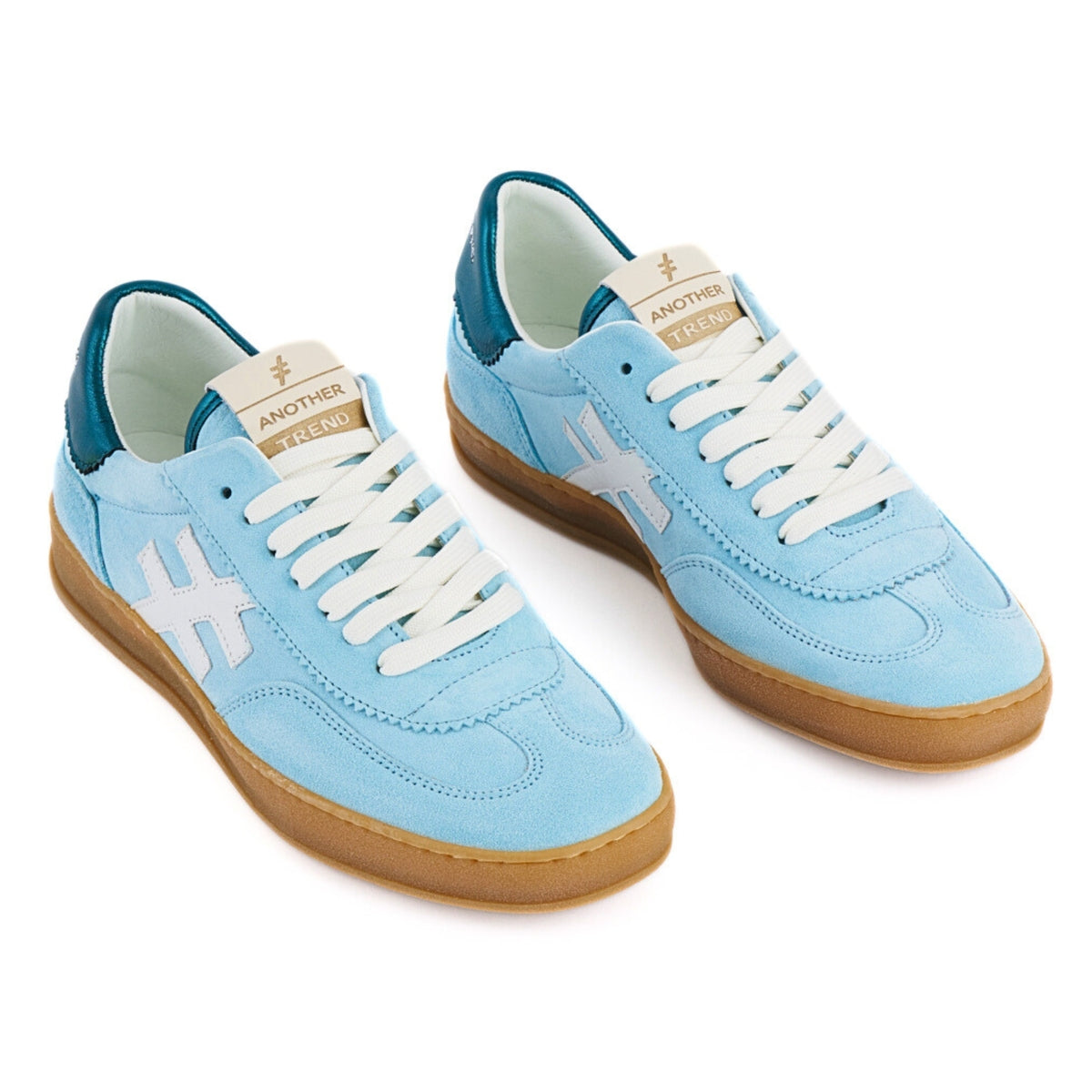 College Sneakers - Powder Blue