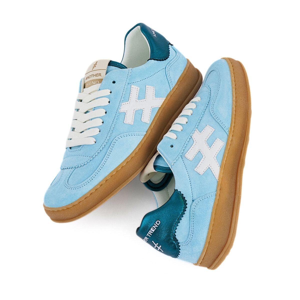 College Sneakers - Powder Blue