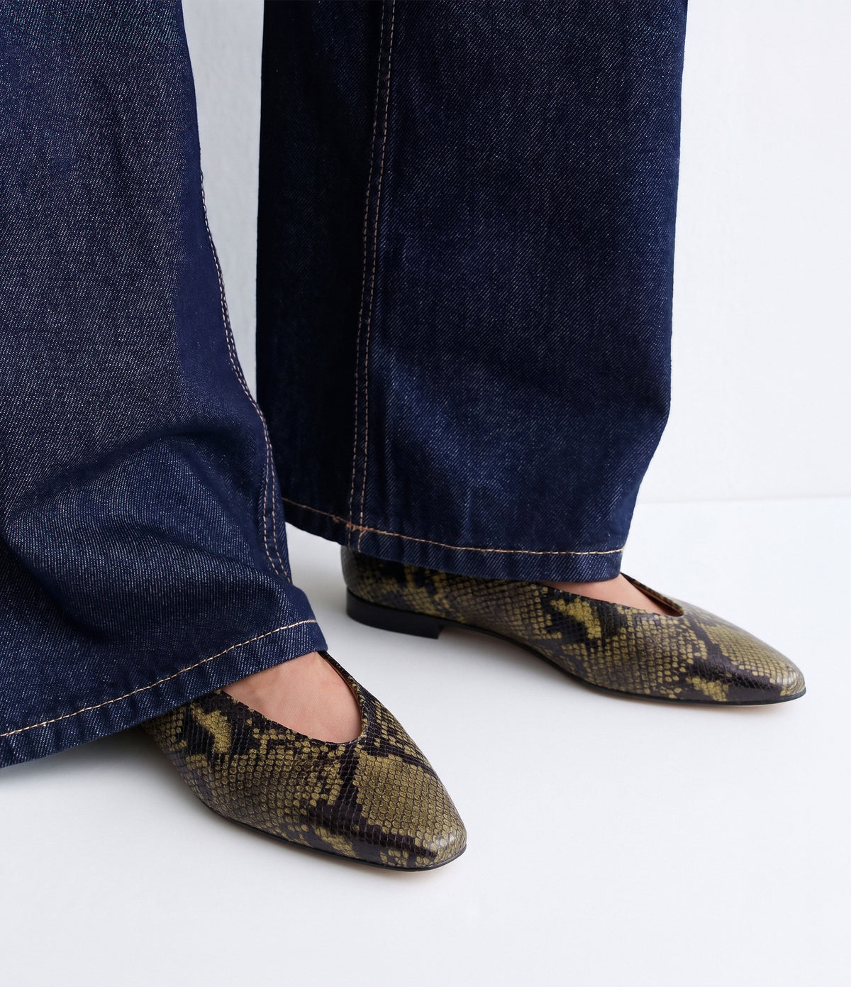 Milano Snake Patterned Pumps