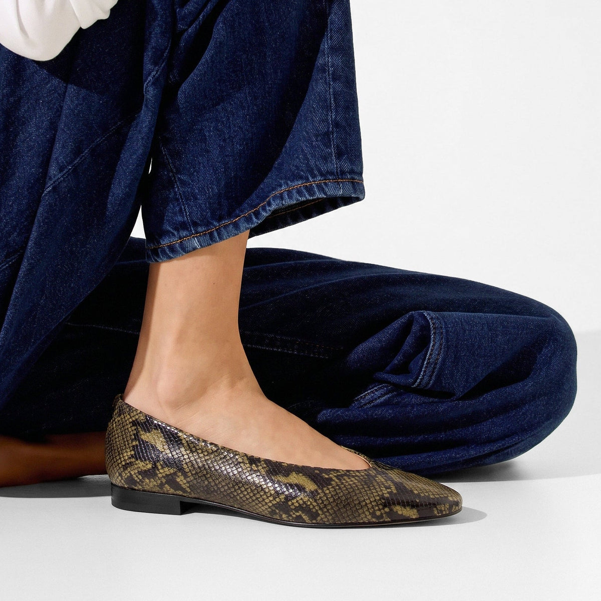 Milano Snake Patterned Pumps