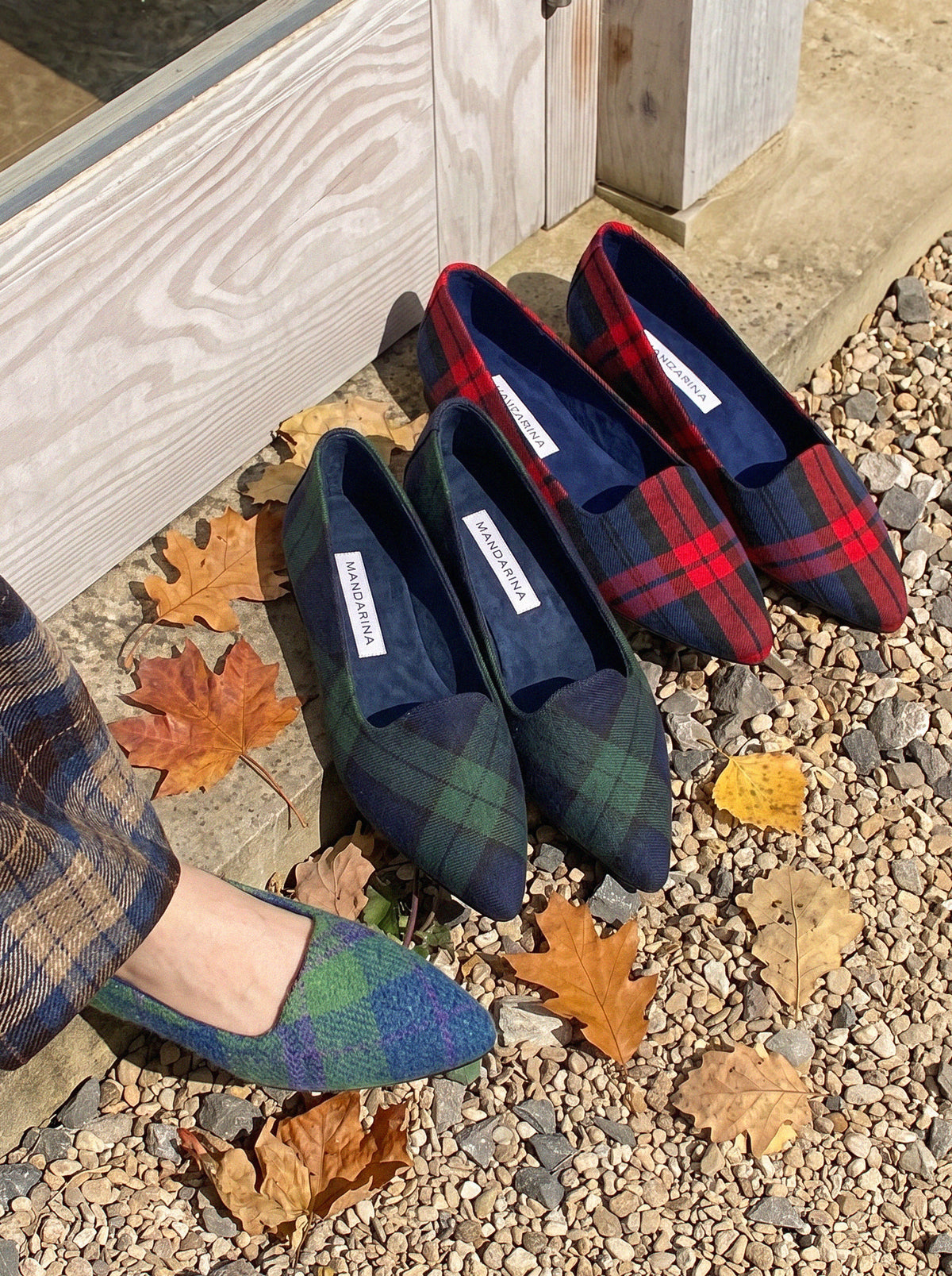 Green & Navy Edinburgh Flats