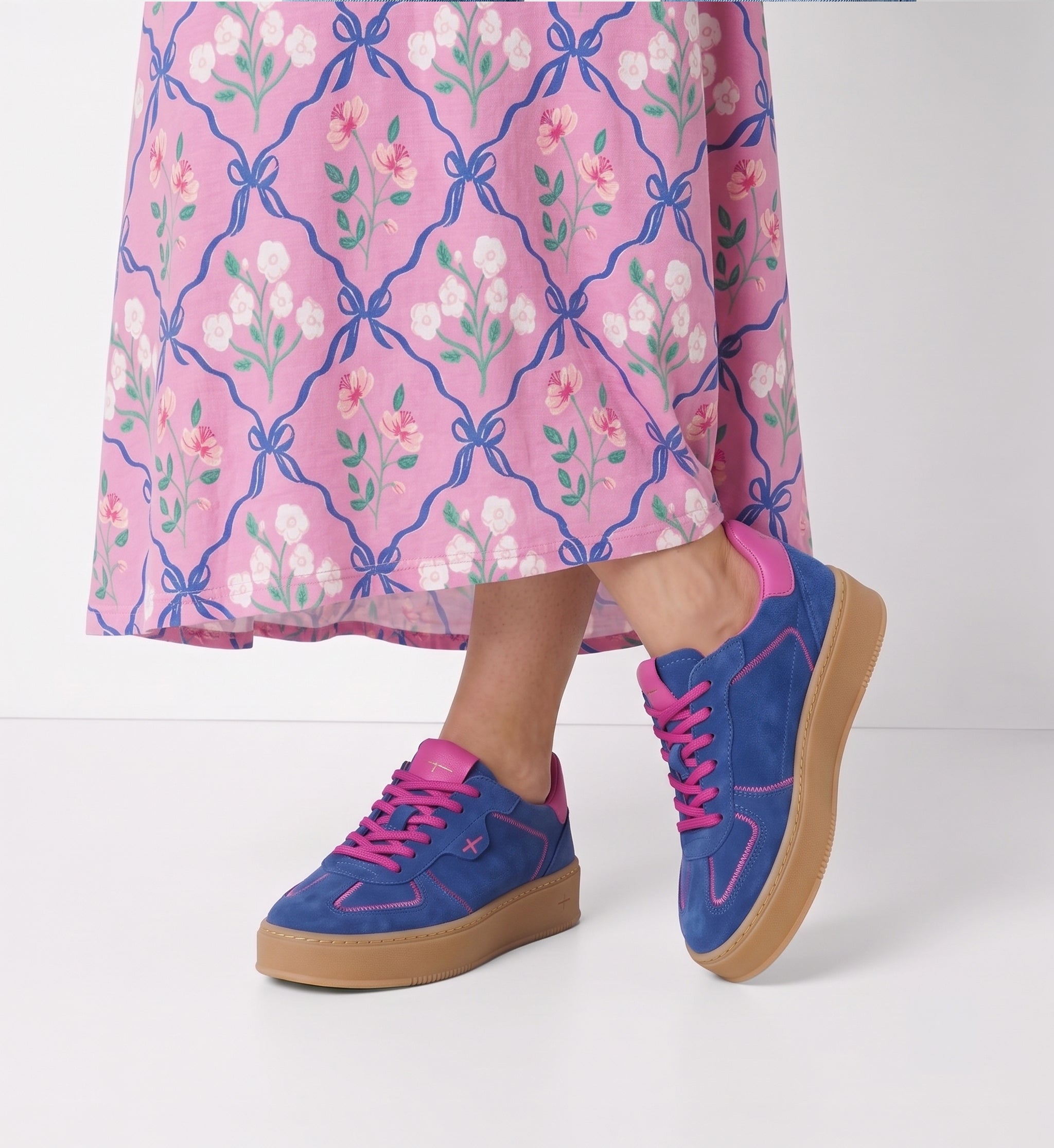 Bright Blue Sneakers