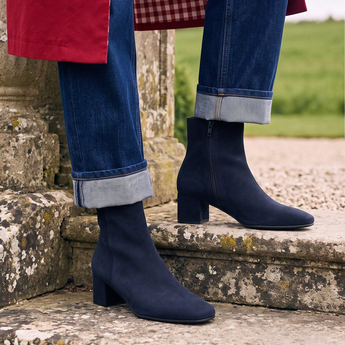 Basic Navy Ankle Boots