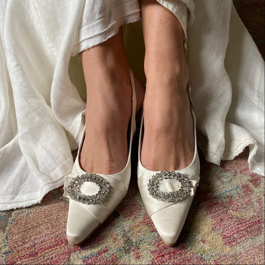 Araminta Wedding Slingbacks